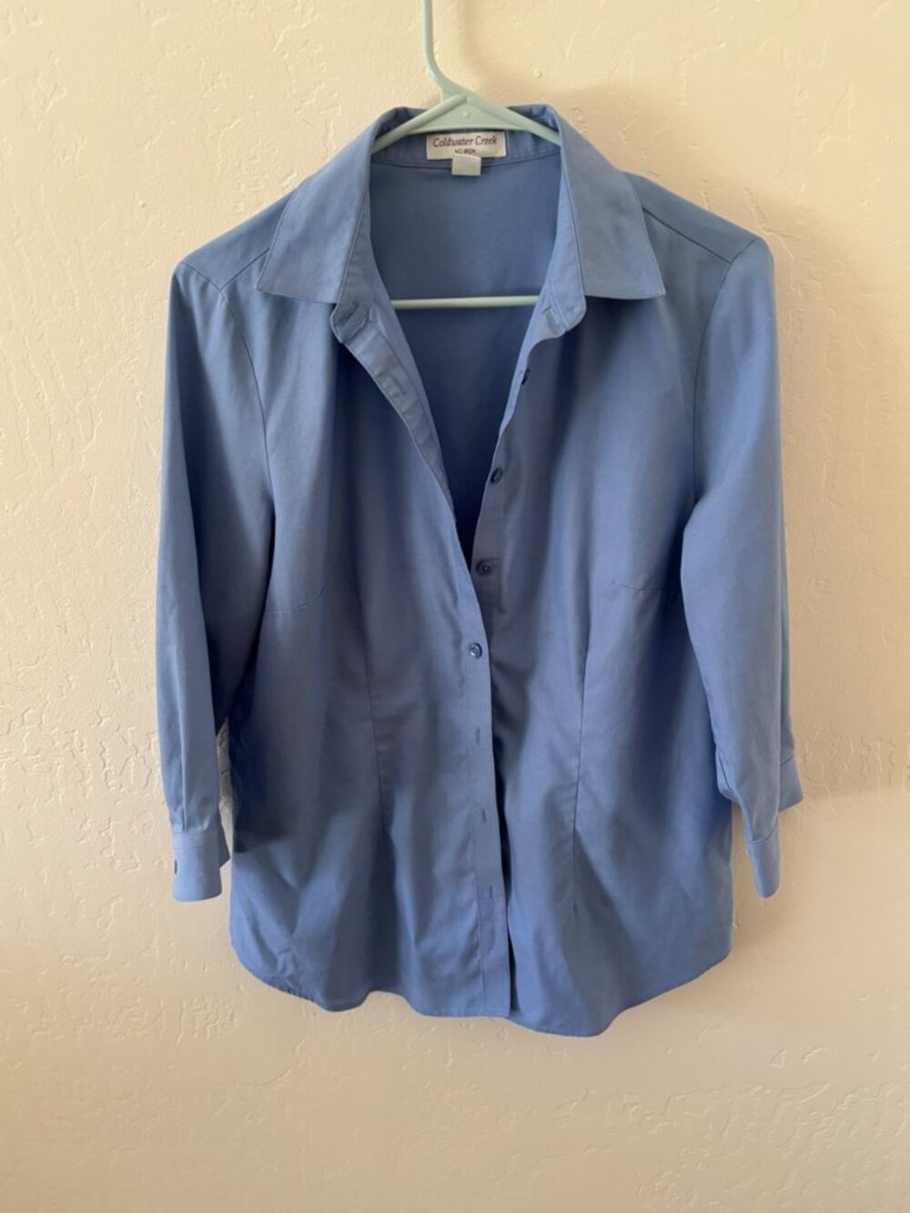 Blue Button Up